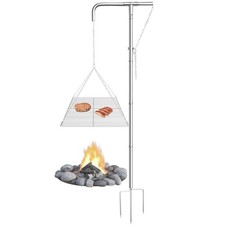 Tripod 16 inches D x 24 W x 75 H , Stainless Steel