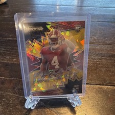 2025 Prizm Draft Picks - Instant Impact Jalen Milroe #II-JME Gold Ice Prizm (RC)