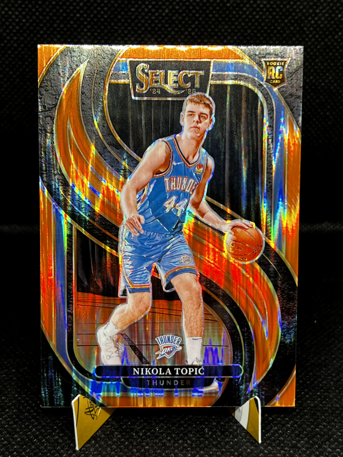 2024-25 Panini Select- NIKOLA TOPIC ROOKIE #171 ORANGE FLASH Prizm - OKC THUDNER