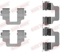 ZubehöRsatz Scheibenbremsbelag Quick Brake 109-1712 FüR BA7 Focus Mondeo Ford 4