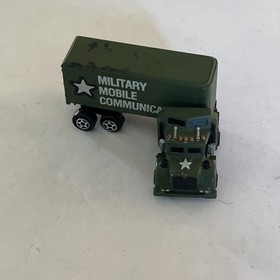 Micro Machines Semi Truck Military Mobile Communications used