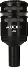 Audix D6 Cardioid Dynamic Kick Drum Microphon...