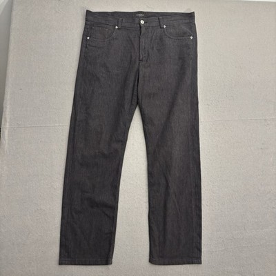 Canali Pants Mens Size 37x30 (56) Gray Cotton Luxury Made In Italy Casual