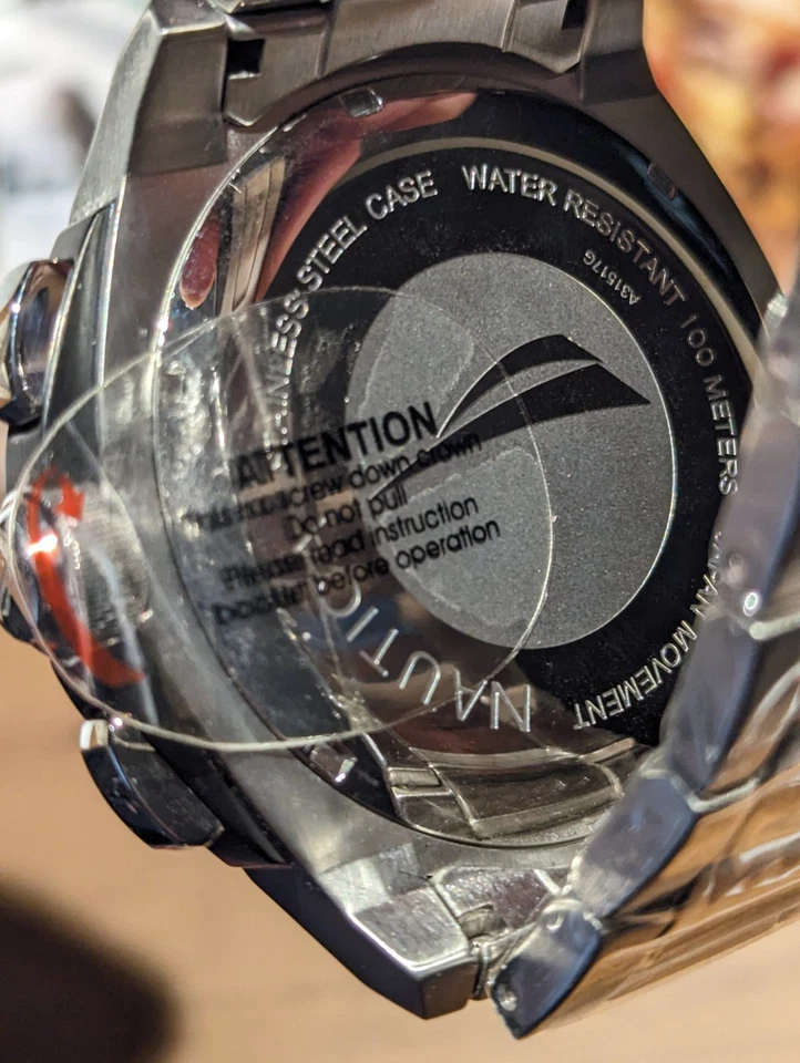 Nautica Chronograph Date 100M Mens Watch N31517G - image 2 of 4