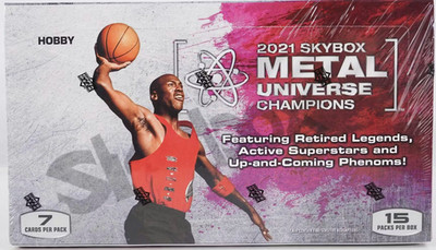 2021 Upper Deck Skybox Metal Universe Champions Hobby Box Sealed - Jordan Auto?
