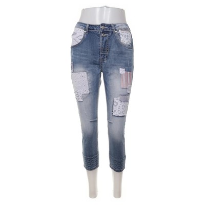 Place du Jour, Jeans, Größe: 34, Blau, Baumwolle/Elasthan, Twill, Damen #DXg