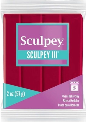 Polyform Sculpey III Polymer Clay 2oz-New Red