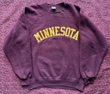 Vintage 1990s University Of Minnesota Golden Gophers Sweatshirt Size L