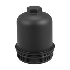A ABSOPRO Engine Oil Filter Housing Cover Cap 94610702275 for Porsche Black