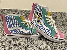 Vans SK8-HI Disney Mickey  Minnie Mouse Retro Sneakers Shoes - Size 2