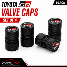 Toyota Gr Valve Stem Caps Black Aluminum Wheel Tire Air Caps Set Of 4 Toyota Gr Valve Stem Caps Black Aluminum Wheel Tire Air Caps Set Of 4