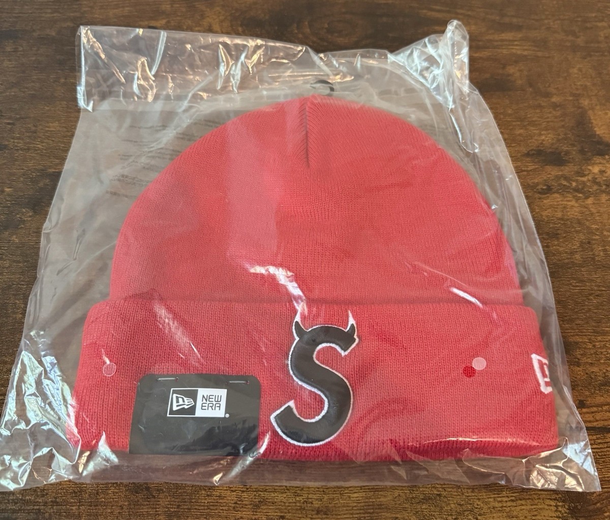Supreme New Era Devil S Logo Beanie Red (SS26) | eBay