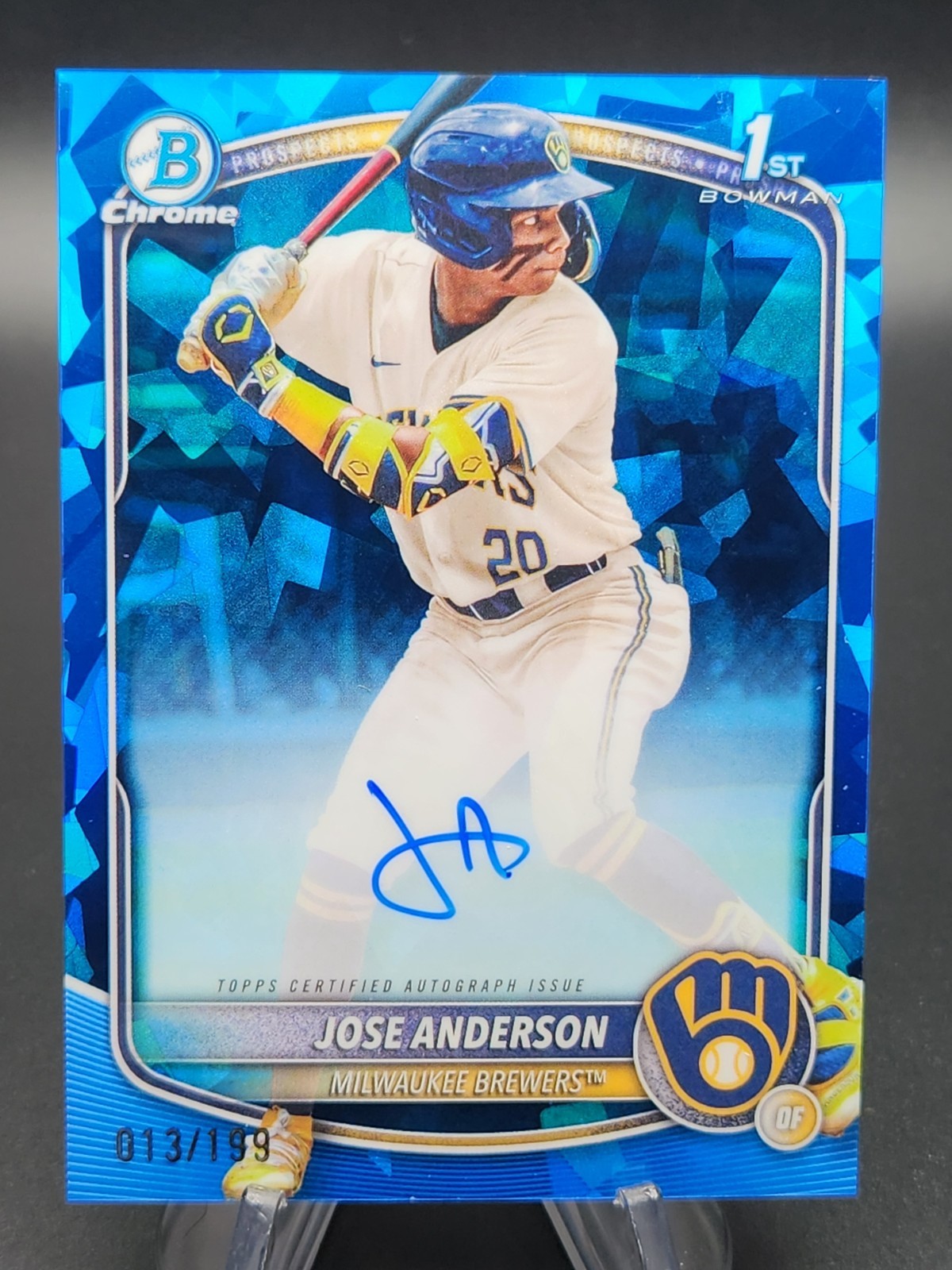 Cris Rodriguez 2025 Bowman Chrome Sapphire 1st Bowman