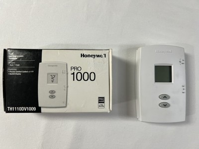 Hσneywell PRO TH1100DV1009 Non-Programmable Heat Cool Thermostat Control 