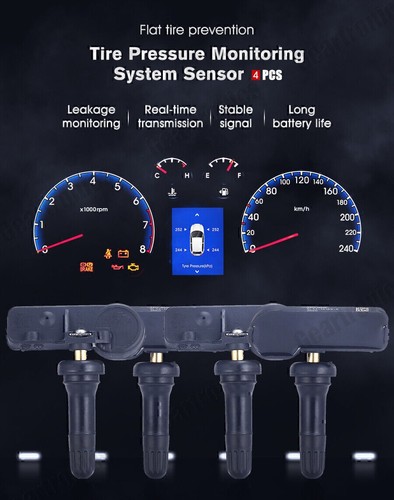 Set of 4 For Ford Motorcraft Tire Pressure Sensors pre-programmed DE8T1A180AA - Picture 13 of 24
