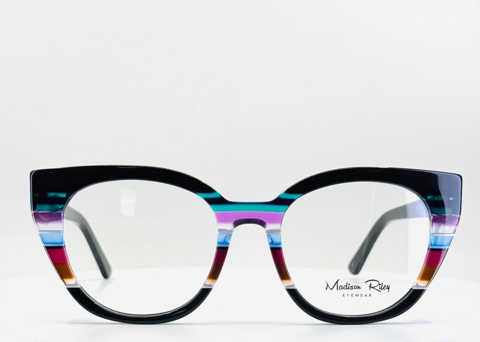 MADISON RILEY FP2132 C1 Multicolor Womens Semi Cat Eye Eyeglasses 52-18-140 B:47