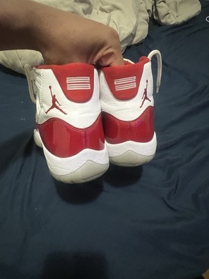 Jordan Air Jordan 11 Red White High Top Basketball Athletic