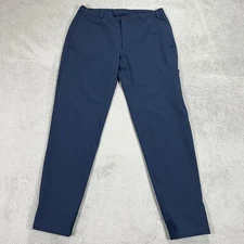 Mack Weldon Jogger Pants Mens Medium Blue Radius Flex Athletic Fit Stretch Golf