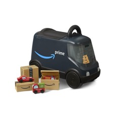 Amazon Delivery Van Ride On Toy for Kids, Blue Toddler Ride on Toy ... Fast Ship