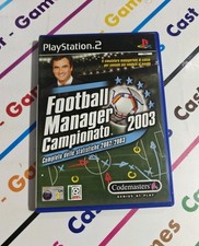 PS2 PLAYSTATION 2 FOOTBALL MANAGER CAMPIONATO 2003 ITALIANO COME NUOVO