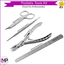 Podiatry Tools Kit for Ingrown Toenails Foot Care & Nail Treatment Tools