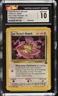 Pokemon Team Rocket's Meowth #18 CGC 10 Black Star Promo Pokemon League