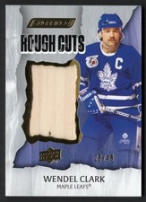 2024-25 Engrained Icons Rough Cuts Game-Used Stick #RC-WC Wendel Clark 23/49 !!!