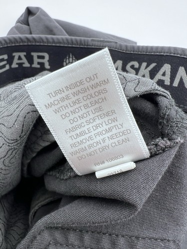 Alaskan Hardgear Pants 36x30 Fits 36X29 Men's AKHG Gray Stone Run Slim Fit Read - Picture 16 of 16
