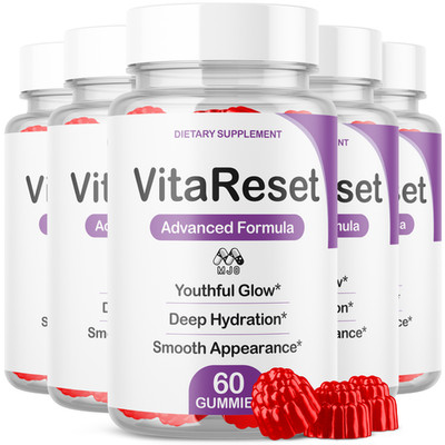 (5 Pack) VitaReset Skin Health Gummys Vita Reset Vitamin Supplement 300 Gummies