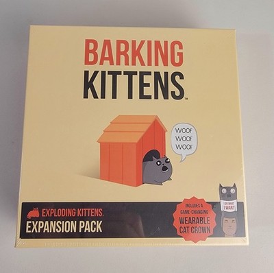 Barking Kittens, Exploding Kittens Expansion Pack #3 2020, New & Sealed, Ages 7+