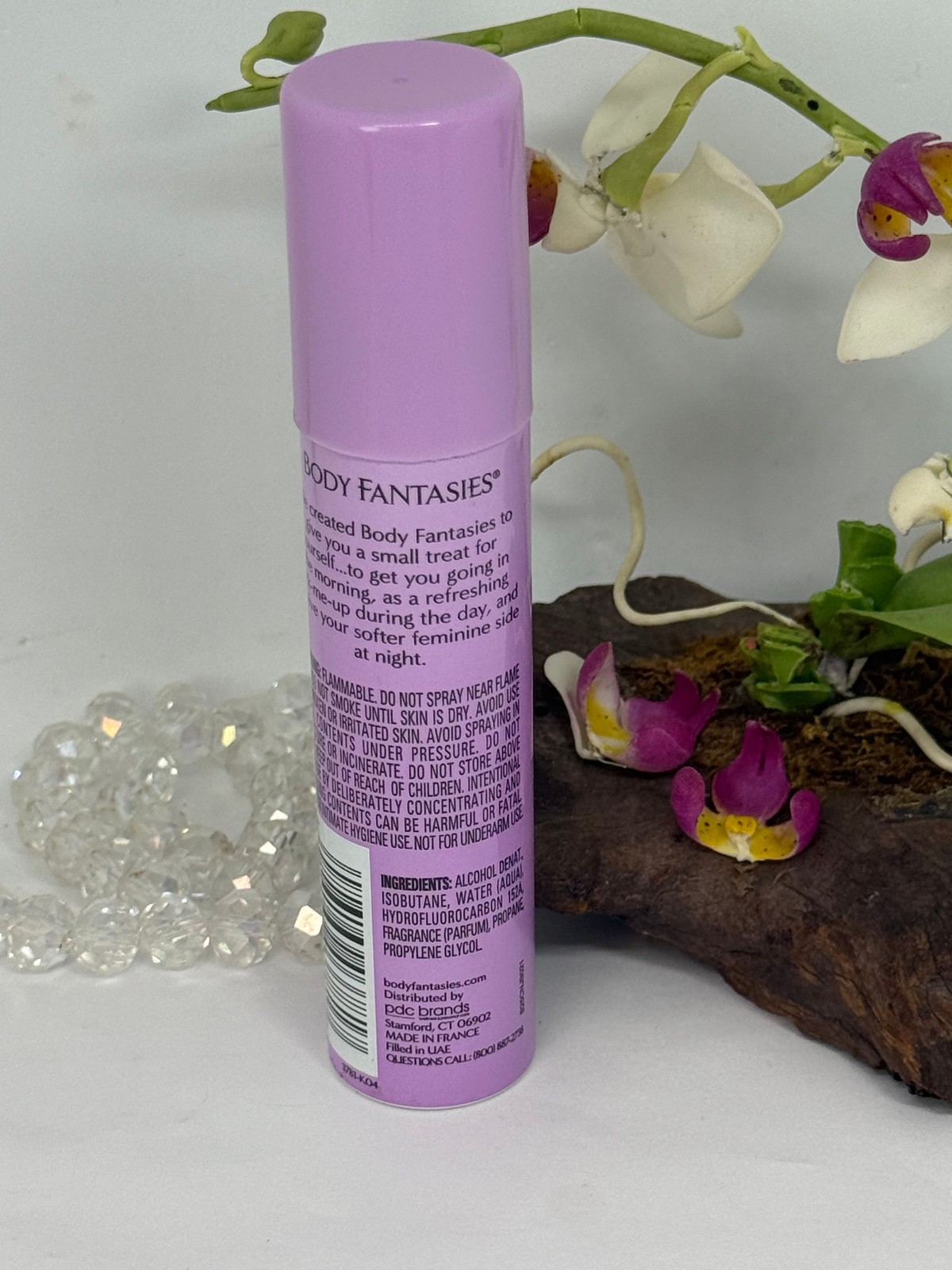 6x Body Fantasies Fragrance Body Spray - Japanese Cherry Blossom - .5 fl oz -New