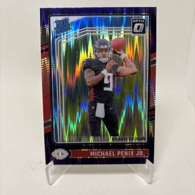 2024 Donruss Optic Michael Penix Jr. Purple Shock Rated Rookie RC