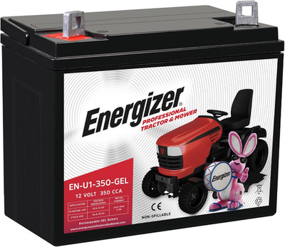EN-U1-350-GEL, 12 Volt 350 CCA, Long Lasting Sealed Lead Acid AGM Rechargeable B