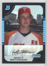 2005 Bowman Draft Chrome Refractor Scott Mathieson #BDP126 0e3