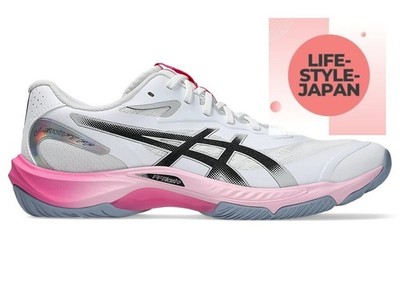 ASICS V-SWIFT FF 5 1053A082 100 White Dragon Fruit Men Volleyball Shoes