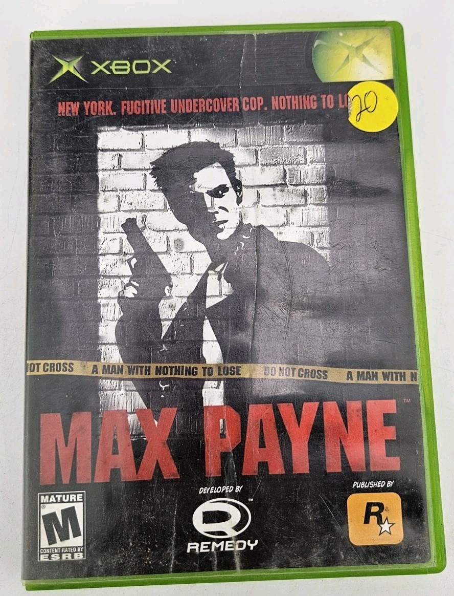 Max Payne (Microsoft Xbox, 2001) Original xbox First person