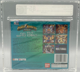 Power Rangers Zeo Full Tilt Battle Pinball Sony PlayStation PS1 VGA 85+ Graded