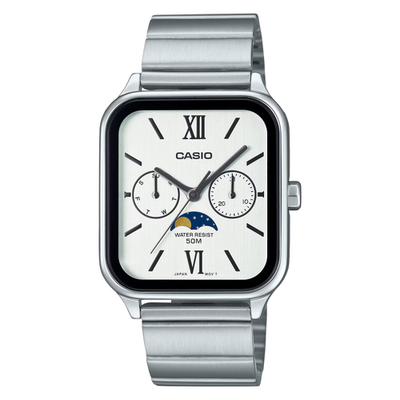 CASIO ムーンフェイズ　MTP-M305D-7A2V CASIO MTP-M305D-7A2V MOONPHASE QUARTZ ANALOG WHITE DIAL WATCH | eBay