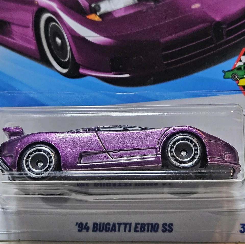 2025 Hot Wheels 94 Bugatti EB110 SS STH 🔥🔥Super Treasure Hunt🔥🔥 - Image 3 of 4