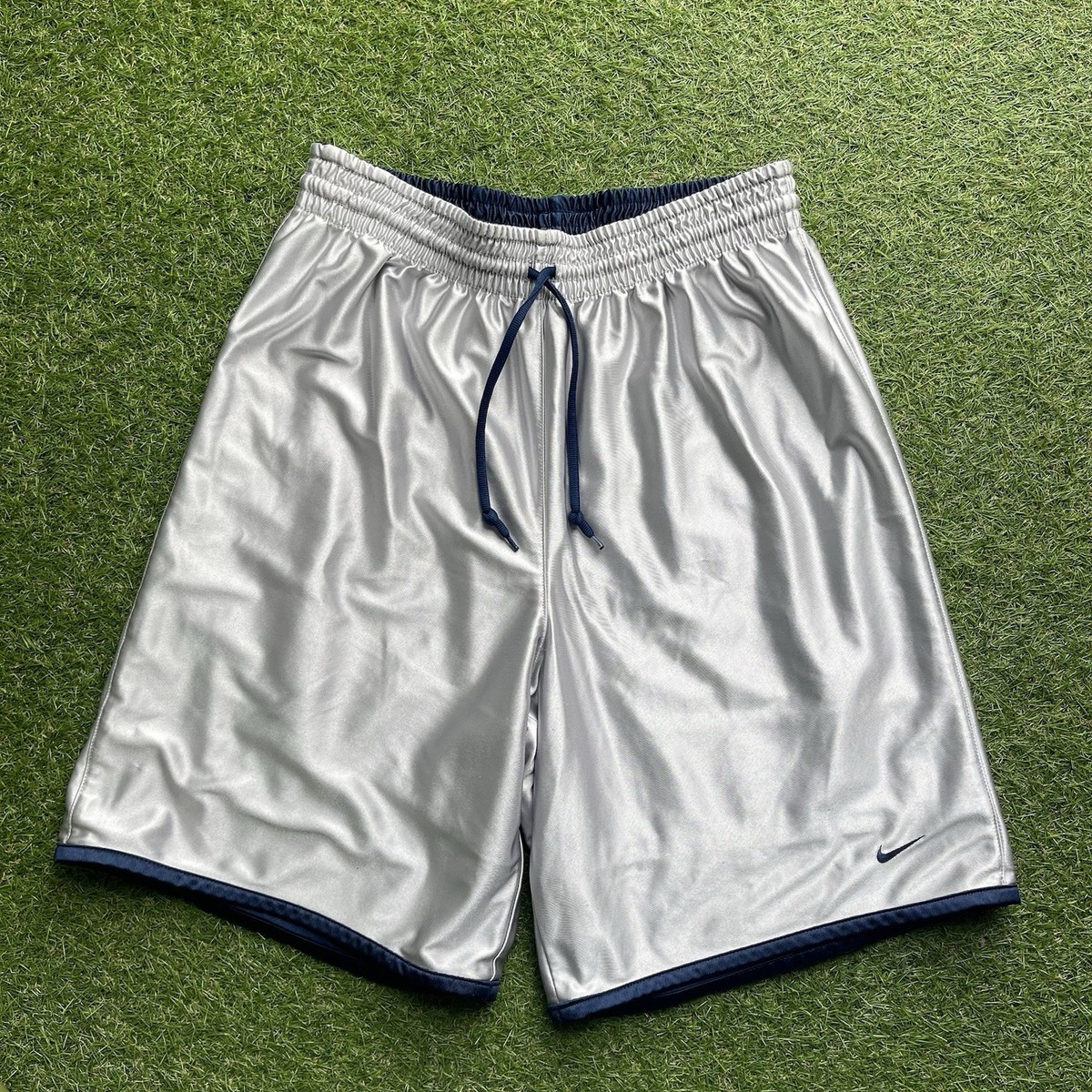 Vintage Nike Men's Basketball Shorts L Reversible Shiny Dazzle Y2K