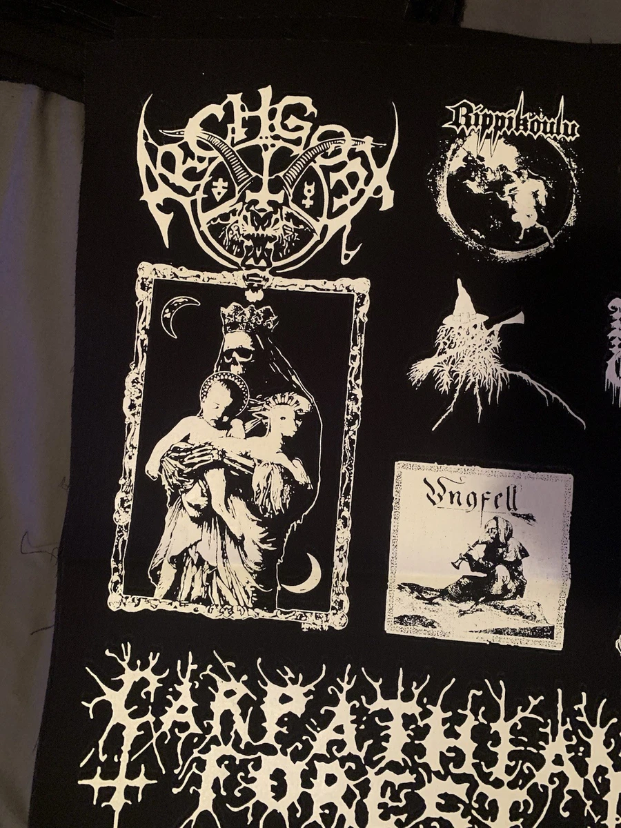 Black Metal Patches Sheet