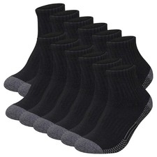 Mens Athletic Ankle Socks 12 Pack Mens Cushion Comfort Casual Running Sock Si...
