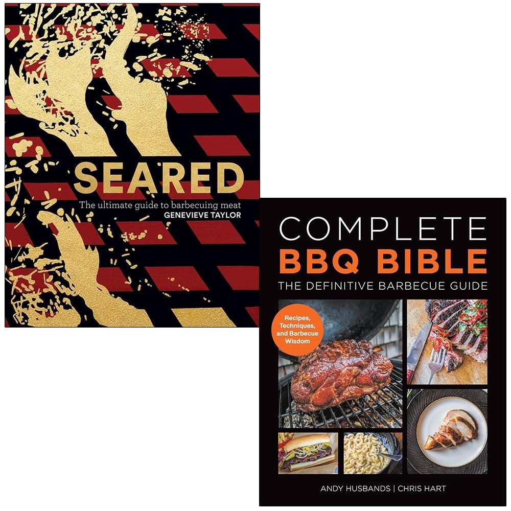 Seared,Complete BBQ BIBLE The Definitive Barbecue Guide 2 Books Collection Set