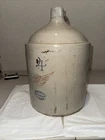 Antique Collectable Red Wing Pottery Jug 4 Gallon With Wing Stamp
