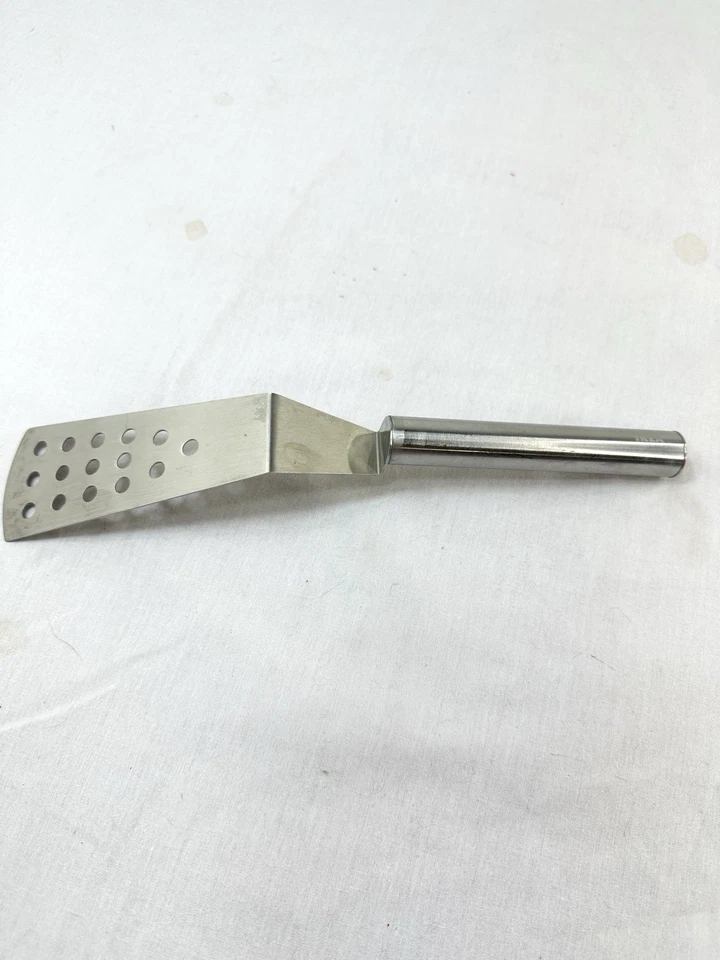 IKEA 11"  Slotted Spatula Flipper Turner Stainless Steel Short Handle Free Ship - Image 4 of 4