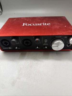 Focusrite Scarlett 2i2 USB Audio Interface 1st Gen | eBay
