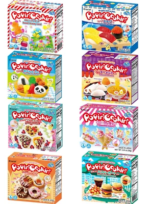 Kracie Popin Cookin DIY Candy Making Kit Multi-Pack Bundle (Pack of 8) - Japan