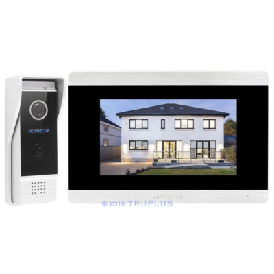 HOMSECUR Türeingang Video Gegensprechanlage mit IR-Kamera & Aufnahme & Bewegungserkennung