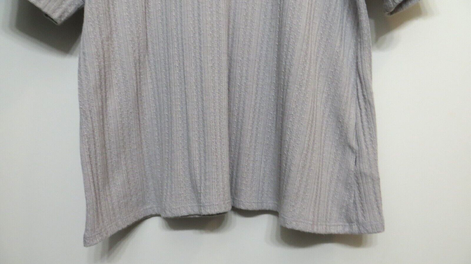 Maurices Sweater Womens XL Light Gray Short Sleeve Thin Lightweight