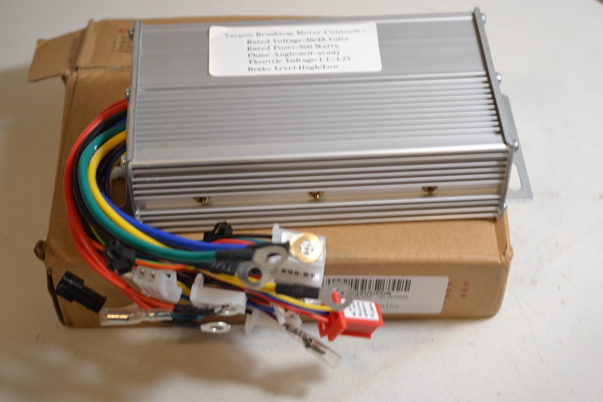 Yaegoo Brushless Motor Controller 36/48 Volts 500 Watts | eBay